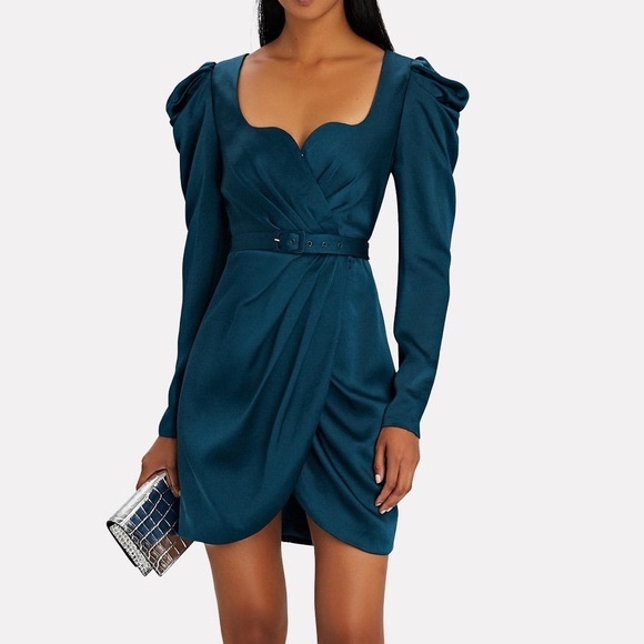 Jonathan Simkhai Jordyn Satin Dress 0 - Picture 1 of 5